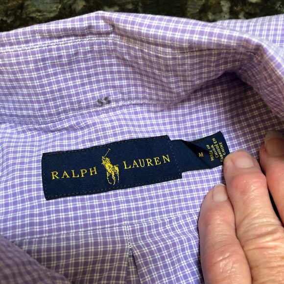 Men’s Polo Ralph Lauren Shirt beautiful Medium - Picture 4 of 4